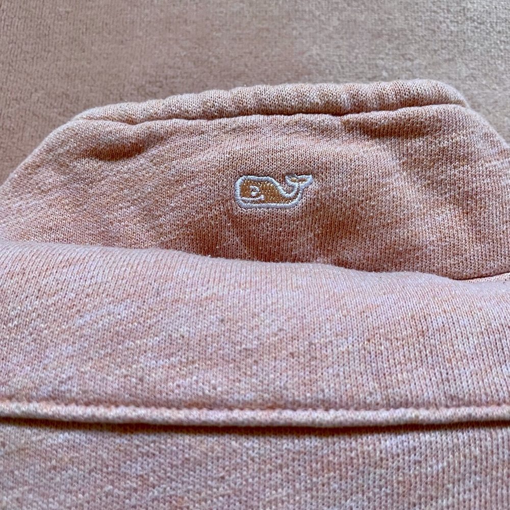 Vineyard Vines Pull Over Half Zip Light Pink Size… - image 6